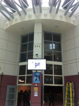 Digital signage at high school 2